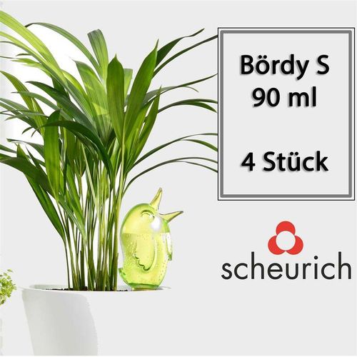 Scheurich - 4x Bewässerungssystem Bördy s 4 x Grün 90ml Füllmenge Wasserspender Wasserspender Bördy s 90 ml - Grün