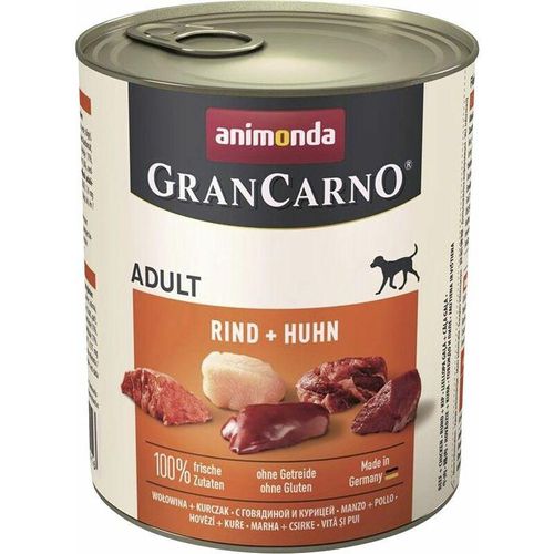 GranCarno Adult Rind + Huhn 800 g Hundefutter Nassfutter - Animonda
