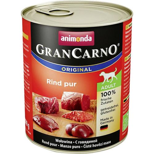 Animonda GranCarno Adult Rind 800 g Hundefutter Nassfutter