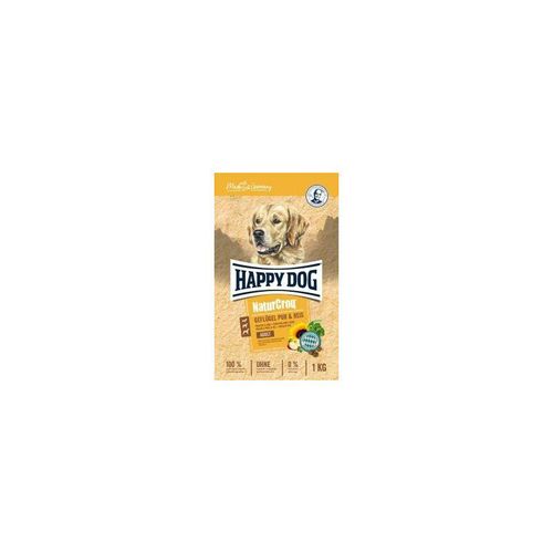 Hundefutter NaturCroq Geflügel pur & Reis Inhalt: 1kg - Happy Dog