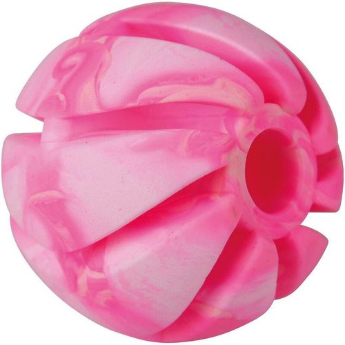 Bestlivings – Hundespielball ( Pink ) Ø7cm, 2er Pack Spielball (100% tpe) Snackball, Zahnpflege, Hundespielzeug Wurfspielzeug, Spiralball für Hunde
