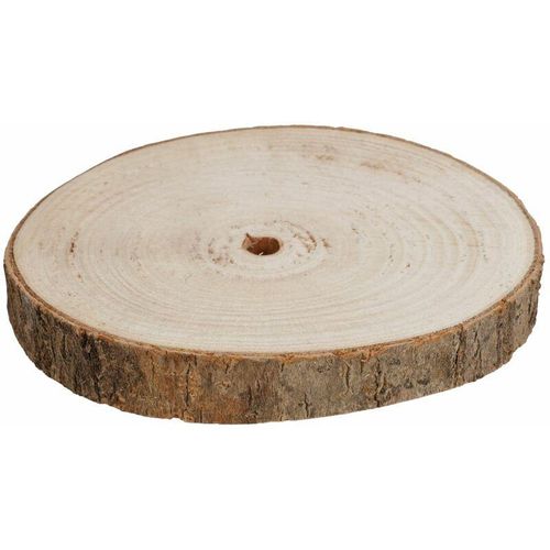 Buri - Baumstammscheibe 20cm zum Basteln Holzscheibe Gesteckunterlage Dekomaterial Holz Baumscheibe