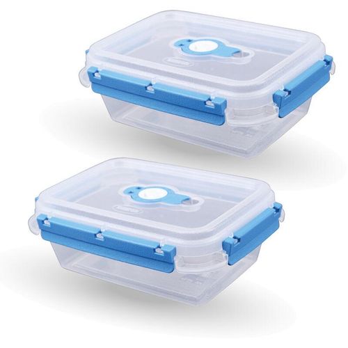 Bestlivings – Frischhaltedosen für Lebensmittel ( 0,9 l ) – 2er Pack Blau – Vorratsdose luftdicht, Aufbewahrungsbox Meal Prep Box, Lunchbox, bpa Frei