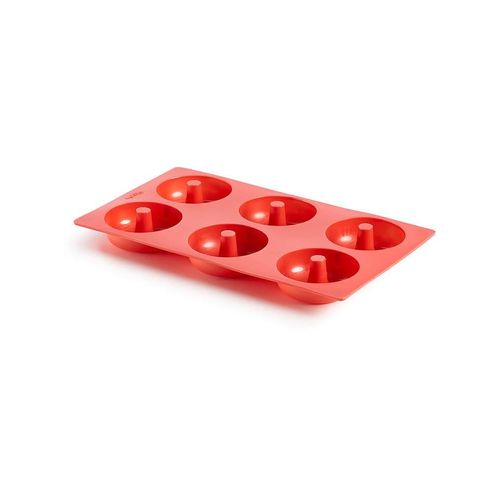 Lekué Donutform in Rot - (B)30 x (H)3,4 x (T)11,8 cm