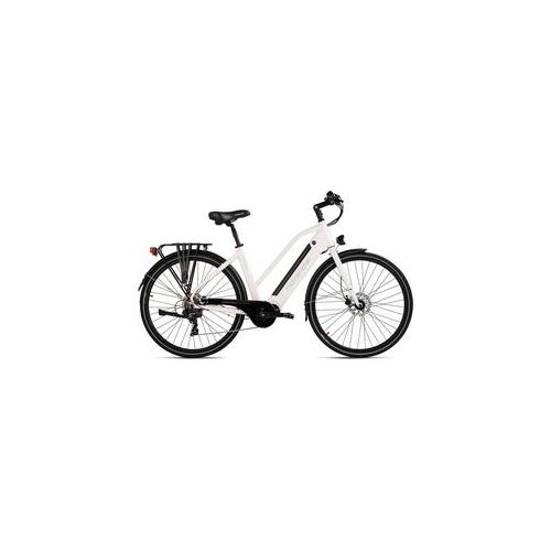E-Bike HOLLANDIA „Mantova“ E-Bikes Gr. 49 cm, 28 Zoll (71,12 cm), weiß E-Bikes