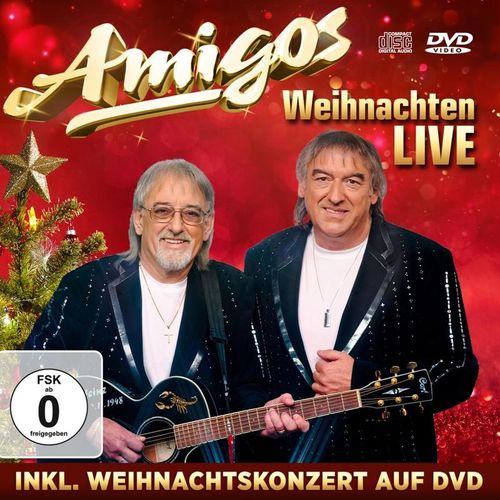 Amigos - Weihnachten Live - inkl. Weihnachtskonzert auf DVD CD+DVD - Amigos. (CD mit DVD)