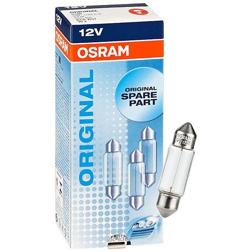 10x Osram Soffitte C5W SV8.5-8 12V 5W 6418