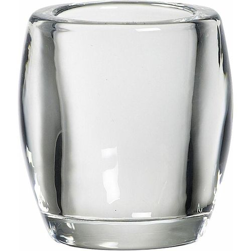 Glas für Teelichte klar Höhe 7,7 cm, ø 7,2 cm Kerzenglas Kerzenhalter - Bolsius