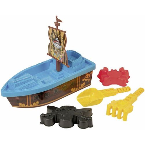 Happy People - Piratenboot Sandkastenspielzeug Sandkasten Spielzeug 5-tlg.