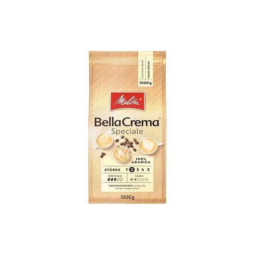 Melitta BellaCrema Speciale Kaffeebohnen Arabicabohnen mild 1,0 kg