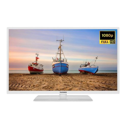 Telefunken XF32N550M-W LCD-LED Fernseher (80 cm/32 Zoll, Full HD, Triple-Tuner, USB-Mediaplayer, CL), weiß