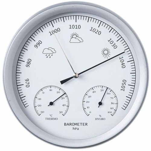 3-in-1 Barometer mit Thermometer und Hygrometer - Prolenta Premium