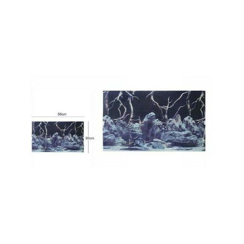 Aquarium hintergrund poster terrarium landschaft dekoration grösse 30 x 50 cm 61804