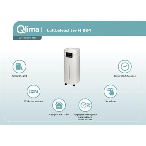 Luftbefeuchter h 824 - Qlima