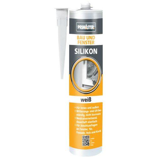 Bau und Fenster Silikon weiß 310 ml Dichtmaterialien - Primaster