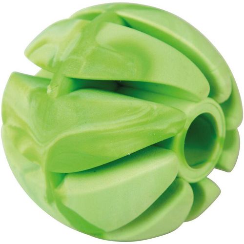 Bestlivings – Hundespielball ( Grün ) Ø7cm, 1er Pack Spielball (100% tpe) Snackball, Zahnpflege, Hundespielzeug Wurfspielzeug, Spiralball für Hunde
