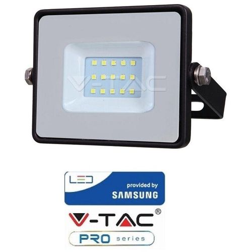 Schwarze LED IP65 10W Ultradünner Samsung Chip V-TAC PRO VT-10B 6400K SKU 426