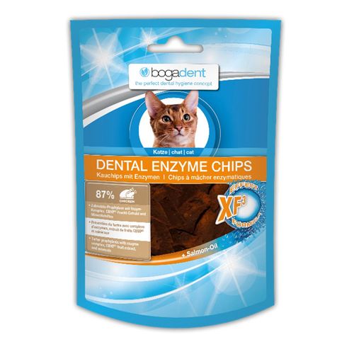 Bogadent DENTAL ENZYME CHIPS Katze 50g Huhn