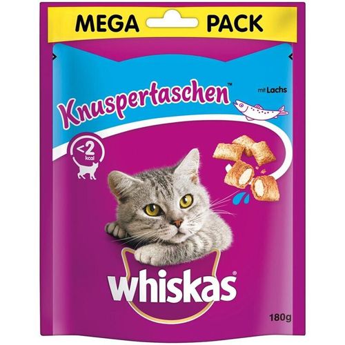 Whiskas Knuspertaschen Mega Pack 180g Lachs