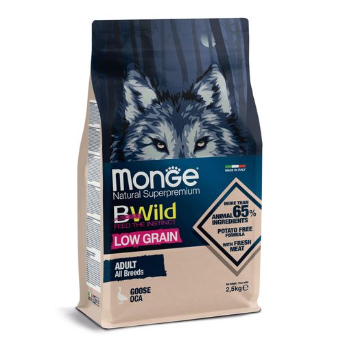 Monge Adult BWild Low Grain Gans 2.5 kg