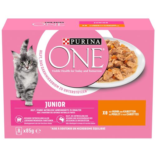 Purina ONE Junior Huhn 8x85g