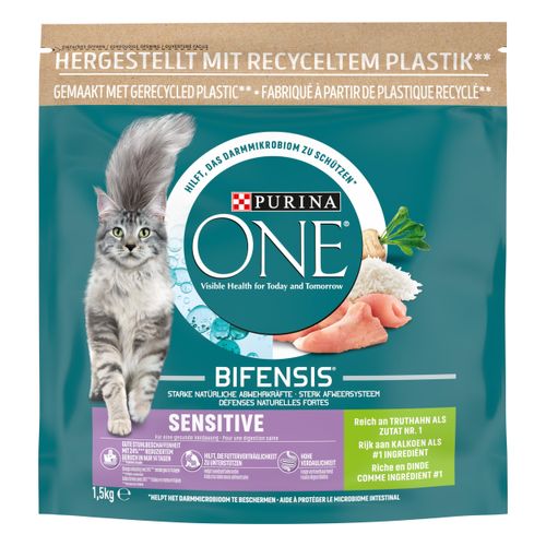 Purina ONE BIFENSIS Sensitive Truthahn und Reis 1.5 kg