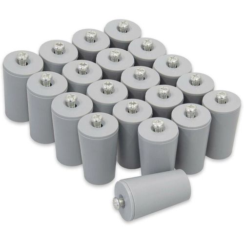 20x Rolladen Anschlag Grau Stopper Rollladen Puffer Endpunkt 40mm