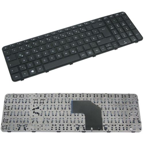 Trade-Shop Original Laptop-Tastatur Notebook Keyboard Ersatz Deutsch QWERTZ + Rahmen für HP G6-2025 G6-2040 G6-2105 G6-2204 G6-2212 (Deutsches