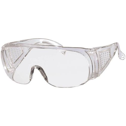 Schutzbrille Panorama Brille Überbrille für Brillenträger in Schutzstufe din p – 5P, kratzfest – Arbeitsschutzbrille, Arbeitsbrille