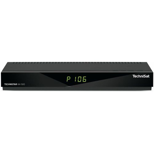 TechniSat TECHNISTAR K4 ISIO, schwarz AC3 Dolby Digital bitstream out SAT-Receiver (1 Ethernet 100 MBit/s (RJ-45), App-Steuerung)
