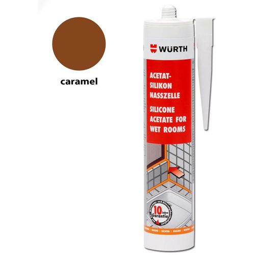 Würth acetatsilikon 310 ml (caramel) - caramel