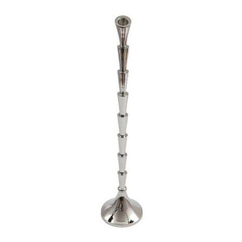 SiL Interiors Kerzenständer in Silber - (H)52 cm