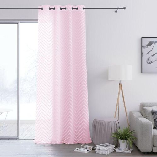 Rideaux Mona EYELETS 140x270, rose