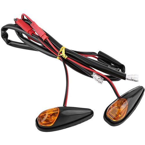 Woosien - Motorrad-LED-Blinker, Blinker, blinkende Blitzlichter, Blinker