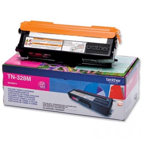 Brother Original TN328M Toner magenta 6.000 Seiten (TN-328M)