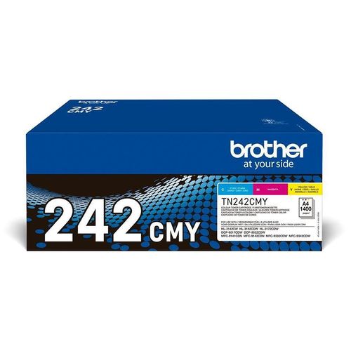 Brother Original TN-242 Toner - 3er Multipack (TN242CMY)