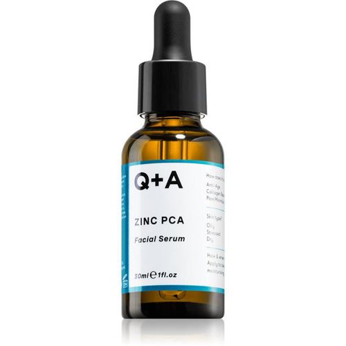 Q+A Zinc PCA Gezichtsserum voor Huid Egalisatie en Porien Minimalisatie 30 ml