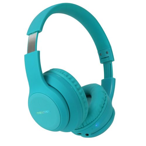 iMoshion Kids LED Light Bluetooth-Kopfhörer – Kinderkopfhörer – Hellblau