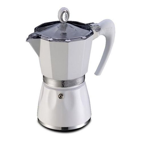 Italienische Kaffeemaschine 3 Tassen weiß – 103803 GAT