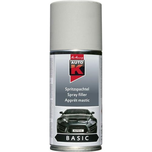 Auto-k – Spritzspachtel Basic grau 150 ml Autolack Spraylack Sprühlack