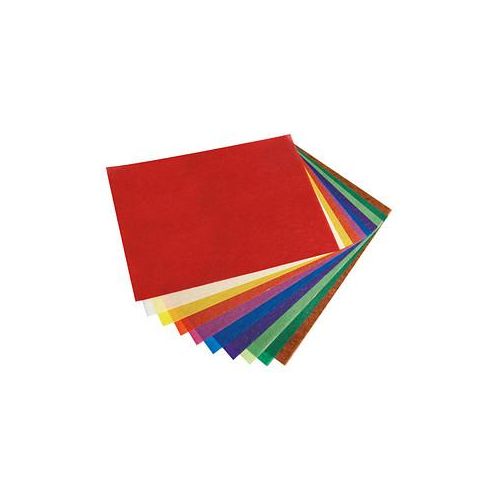 folia Transparentpapier farbsortiert 42 g/qm 10 Blatt