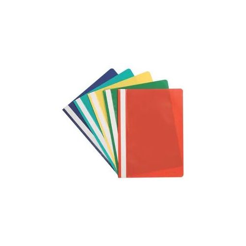 Schnellhefter – A4, 250 Blatt, PP, 5 Stück farbig sortiert