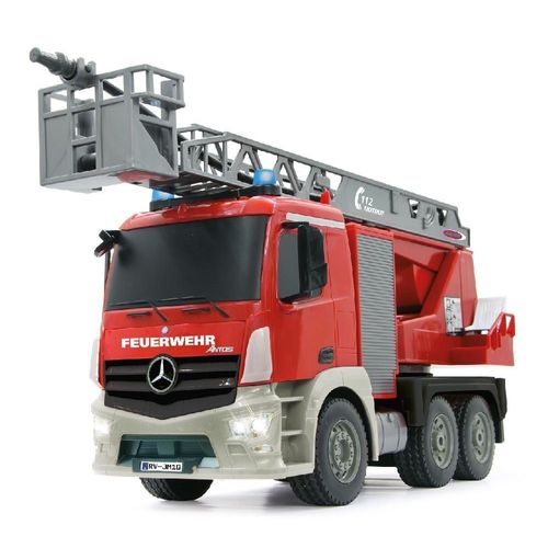 JAMARA Feuerwehr Drehleiter Mercedes-Benz Antos 1:20 2,4GHz mit Spritzfunktion