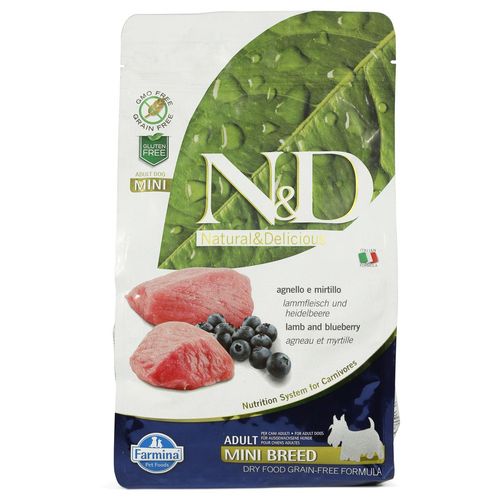 N&D Hundefutter Lamm&Heidelbeeren Mini Adult getreidefrei 800g