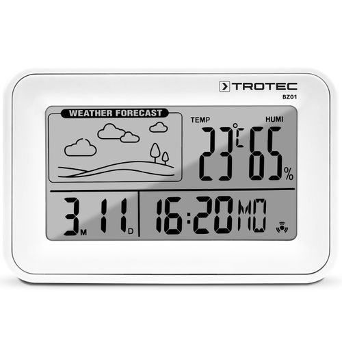 Trotec Digital-Wecker mit Wetterstation BZ01