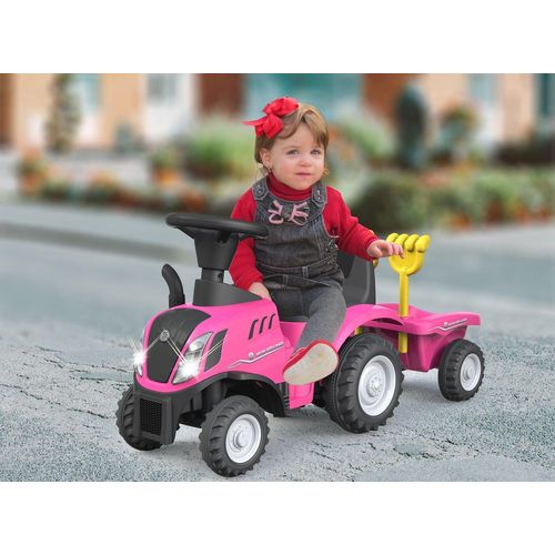 JAMARA-460357-Rutscher New Holland T7 Traktor pink