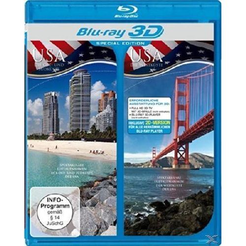 USA - Die Küsten aus der Luft (Blu-ray)