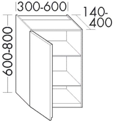 Burgbad Hängeschrank rc40 800x400x200 Salbeigrau Ultramatt, OSKA040LF5964 OSKA040LF5964