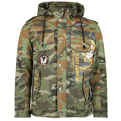 Rock Rebel by EMP Camouflage Army Jacket Übergangsjacke camouflage in XXL