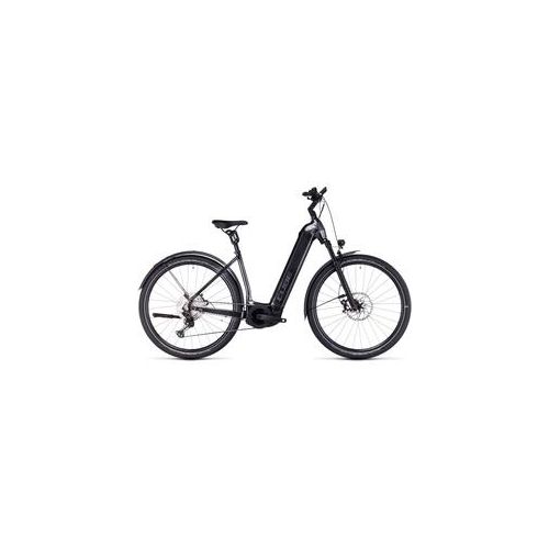 Cube Nuride Hybrid SLT 750 Allroad – Easy Entry Elektro City Bike 2023 | grey ́n ́metal – L